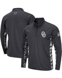 Colosseum Athletics - Oklahoma Sooners Oht Military-inspired Appreciation Digi Camo Quarter-zip Jacket - Lyst