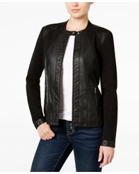 style & co leather jacket