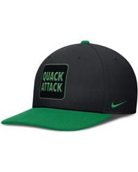 Nike - Black/green Oregon Ducks 2025 Sideline Campus Pro Local Snapback Hat - Lyst