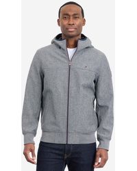 Tommy Hilfiger - Hooded Softshell Jacket - Lyst