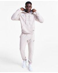 Champion - Powerblend Standard Fit Logo Print Fleece Hoodie jogger Pants - Lyst