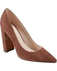 Marc Fisher - Abilene Block Heel Pointy Toe Dress Pumps - Lyst