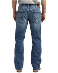 Silver Jeans Co. - Zac Relaxed Fit Straight Leg Jeans - Lyst