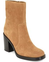 Nine West - Boston Block Heel Zipper Dress Booties - Lyst