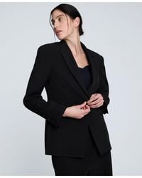 Kenneth Cole - Luxe Stretch Twill One-button Blazer - Lyst