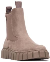 Xti - Comfort Chelsea Suede Booties Refresh Collection By - Lyst