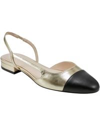 Marc Fisher - Dela Closed Toe Slingbacks Dress Flats - Lyst