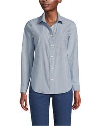 Lands' End - Cooling Button Front Shirt - Lyst