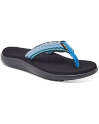 Teva W Voya Flip Flop Sandals - Blue