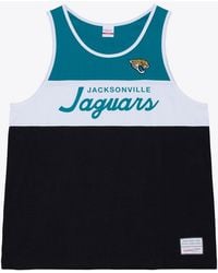 Mitchell & Ness - Black/teal Jacksonville Jaguars Head Coach Tank Top - Lyst
