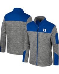 Colosseum Athletics - Gray/royal Duke Blue Devils Guard Full-zip Jacket - Lyst