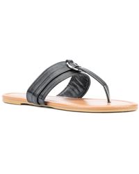 New York & Company - Julianna T-strap Ring Sandal - Lyst