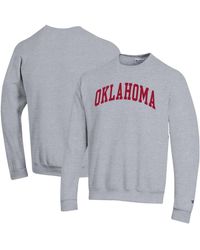 Champion - Oklahoma Sooners Basic Arch Fleece Pullover Sweatshirt - Lyst