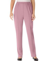 Woman Within - Within The Hassle-free Elastic-waist Soft Knit Pant - Lyst