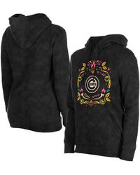KTZ - Chicago Cubs Dia De Muertos Mineral Wash Hoodie Sweatshirt - Lyst