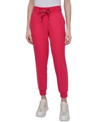 DKNY - Sport Logo-drawstring High-rise joggers - Lyst