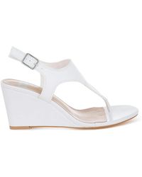 Rag & Co - Wami Real Leather Wedge Heel Sandals - Lyst