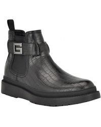 Guess - Carpus Ornamented Low Shaft Fashion Boots - Lyst