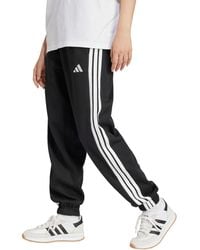 adidas - Essentials 3-stripes Pull On Fleece Loose Pants - Lyst