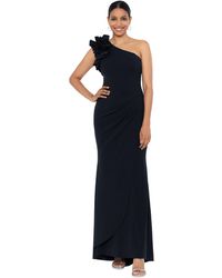 Xscape - Ruffled One-shoulder Gown - Lyst
