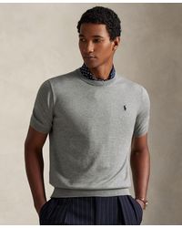 Polo Ralph Lauren - Cotton Crewneck Short-sleeve Sweater - Lyst