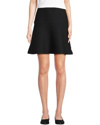 Lands' End - Fine Gauge Cotton Sweater Above The Knee Circle Skirt - Lyst
