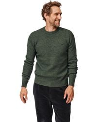 aubi - Phillips Lambswool Crew Neck Sweater - Lyst