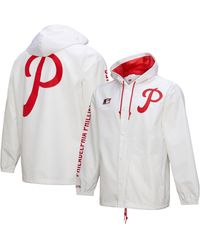Mitchell & Ness - Philadelphia Phillies Vintage Full-snap Hooded Coaches Jacket - Lyst