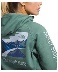 The North Face - Places We Love Graphic Fleece Hoodie - Lyst