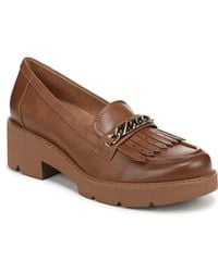 Naturalizer - Cecilia Closed Square Toe Slip On Loafers - Lyst