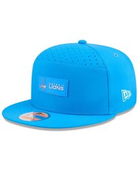 KTZ - Detroit Lions 2025 Sideline Throwback Split Panel 9fifty Snapback Hat - Lyst