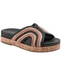 Marc Fisher - Erim Woven Slip-on Flatform Sandals - Lyst