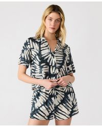 Steve Madden - Sandra Printed Button-front Shirt - Lyst