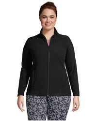Lands' End - Plus Size Anyweather Fleece Full Zip Jacket - Lyst