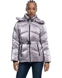 Desigual - Metallic Padded Jacket - Lyst