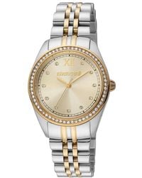 Roberto Cavalli - Quartz Two-tone Stainless Steel Watch 31mm - Lyst