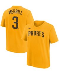 Nike - Big Boys And Girls Jackson Merrill San Diego Padres Player Name Number T-shirt - Lyst