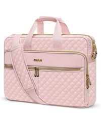 Mosiso - Square Quilted Laptop Messenger Bag - Lyst