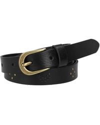 Frye - 20mm Beaded Leather Belt - Lyst