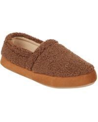Isotoner - Berber Closed Back Slippers - Lyst