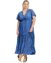 Avenue - Raven Lace Maxi Dress - Lyst