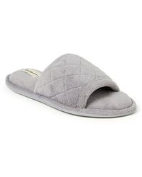 Dearfoams - Microfiber Terry Slide Slipper - Lyst