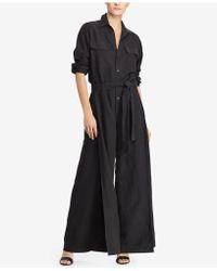 ralph lauren jumpsuit macy's