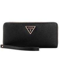 Guess - Laurel Large Zip Around Wallet - Lyst