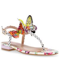 Betsey Johnson - Dacie Butterfly Detailed Two-piece Sandals - Lyst