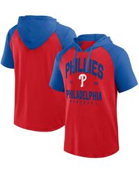 Fanatics - Philadelphia Phillies Prime Raglan Short Sleeve Hoodie T-shirt - Lyst