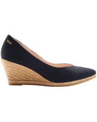 VISCATA - Roses Canvas V Cut Espadrille Wedges - Lyst