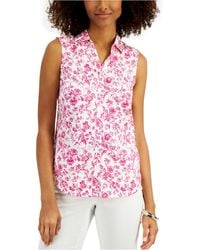 charter club sleeveless tops