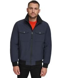 Calvin Klein - Flex Tech Water-resistant Bomber Jacket - Lyst