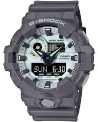G-Shock - Analog Digital Gray Resin Strap Watch 54mm - Lyst